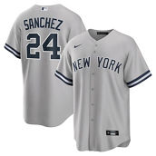 Men's Nike Gary Sanchez Gray New York Yankees Road Replica Player Name Jersey