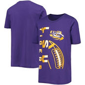 Youth Purple LSU Tigers Encore Play Football T-Shirt