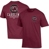 Champion Men's Garnet South Carolina Gamecocks Team Stack 2-Hit T-Shirt