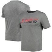 Men's Champion Gray Alabama Crimson Tide Slash Stack T-Shirt
