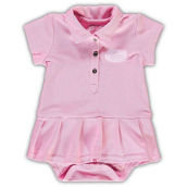 Girls Infant Garb Pink Florida Gators Caroline Cap Sleeve Polo Bodysuit
