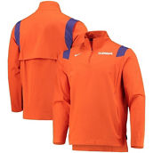Men's Nike Orange Clemson Tigers 2021 Team Coach Quarter-Zip Jacket