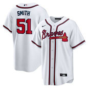 Men's Nike Will Smith White Atlanta Braves Home Replica Player Jersey