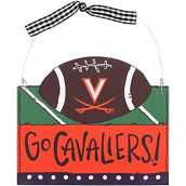 Magnolia Lane Virginia Cavaliers Logo Football Ornament