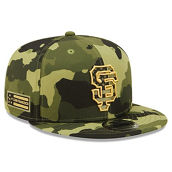 Men's New Era Camo San Francisco Giants 2022 Armed Forces Day 9FIFTY Snapback Adjustable Hat