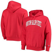 Champion Men's Red Winston-Salem State Rams Tall Arch Pullover Hoodie