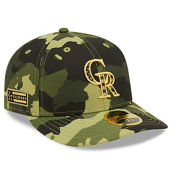 Men's New Era Camo Colorado Rockies 2022 Armed Forces Day On-Field Low Profile 59FIFTY