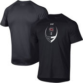 Men's Under Armour Black South Carolina Gamecocks Football Icon Raglan T-Shirt