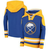 Youth Royal Buffalo Sabres Ageless Must-Have Lace-Up Pullover Hoodie