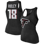 Majestic Threads Women's Threads Calvin Ridley Heathered Black Atlanta Falcons Name & Number Tri-Blend Tank Top