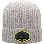 Men's Top of the World Gray Michigan Wolverines Alp Cuffed Knit Hat