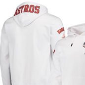 Men's Pro Standard White Houston Astros Logo Pullover Hoodie