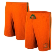 Men's Colosseum Orange Miami Hurricanes Thunder Slub Shorts