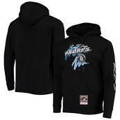 Men's Mitchell & Ness Black San Diego Padres Hyper Hoops Pullover Hoodie