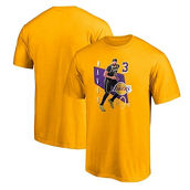 Men's Fanatics Branded Anthony Davis Gold Los Angeles Lakers Pick & Roll T-Shirt