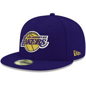 New Era Men's Purple Los Angeles Lakers Official Team Color 59FIFTY Fitted Hat