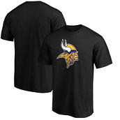 Men's Fanatics Branded Black Minnesota Vikings Primary Logo Team T-Shirt