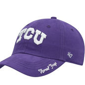 Women's '47 Purple TCU Horned Frogs Miata Clean Up Adjustable Hat