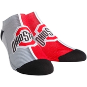 Women's Rock Em Socks Ohio State Buckeyes Campus Stripe Ankle Socks