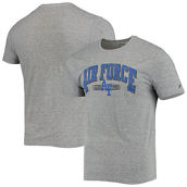 League Collegiate Wear Men's Heathered Gray Air Force Falcons Upperclassman Reclaim Recycled Jersey T-Shirt
