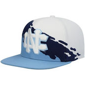 Men's Mitchell & Ness Carolina Blue/White North Carolina Tar Heels Paintbrush Snapback Hat
