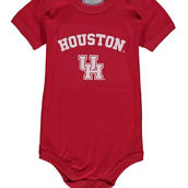 Infant Red Houston Cougars Arch & Logo Bodysuit