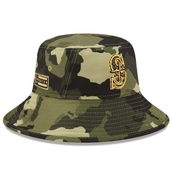 Men's New Era Camo Seattle Mariners 2022 Armed Forces Day Bucket Hat