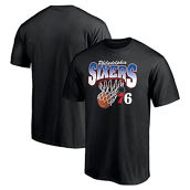 Men's Fanatics Branded Black Philadelphia 76ers Balanced Floor T-Shirt