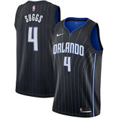Men's Nike Jalen Suggs Black Orlando Magic 2021 NBA Draft First Round Pick Swingman Jersey - Icon Edition