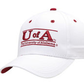 Men's The Game White Alabama Crimson Tide U of A Classic Bar Adjustable Snapback Hat