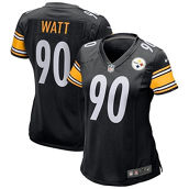 Women's Nike T.J. Watt Black Pittsburgh Steelers Game Player Jersey