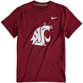 Youth Nike Crimson Washington State Cougars Logo Legend Dri-FIT T-Shirt