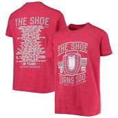 Colosseum Youth Scarlet Ohio State Buckeyes The Shoe 100 Years 2-Hit T-Shirt