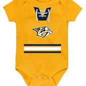 Newborn & Infant Gold Nashville Predators Jersey Bodysuit
