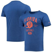 Men's League Collegiate Wear Heathered Royal Florida Gators Football Locker Victory Falls Tri-Blend T-Shirt