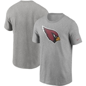 Men's Nike Heathered Gray Arizona Cardinals Primary Logo T-Shirt