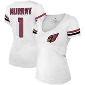 Women's Fanatics Branded Kyler Murray White Arizona Cardinals Fashion Player Name & Number V-Neck T-Shirt