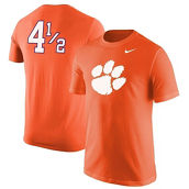 Men's Nike Orange Clemson Tigers Disney+ #4½ Player T-Shirt