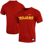 Men's Nike Cardinal USC Trojans Replica Vapor Elite Two-Button Baseball Jersey