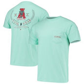 Tuskwear Men's Mint Green Alabama Crimson Tide Logo Arch Comfort Colors T-Shirt