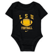 Newborn & Infant Nike Black LSU Tigers Retro Lockup Football Bodysuit