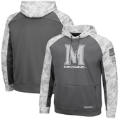 Colosseum Men's Gray/Arctic Camo Maryland Terrapins OHT Military Appreciation Tonal Raglan Pullover Hoodie