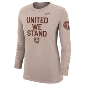 Women's Nike Light Brown Army Black Knights Rivalry United We Stand Long Sleeve T-Shirt