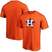Men's Fanatics Branded Orange Houston Astros Big & Tall Team Logo T-Shirt