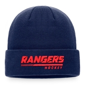Men's Fanatics Branded Navy New York Rangers Authentic Pro Locker Room Cuffed Knit Hat