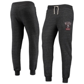 Men's Alternative Apparel Black Wisconsin Badgers Dodgeball Tri-Blend Pants