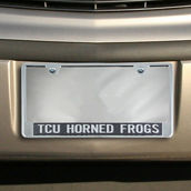 Stockdale TCU Horned Frogs Carbon Fiber Team License Plate Frame