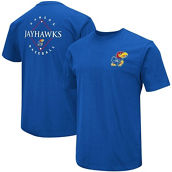 Colosseum Men's Royal Kansas Jayhawks Baseball On-Deck 2-Hit T-Shirt