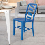 Flash Furniture Commercial Grade Metal Indoor-Outdoor Chair