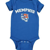 Two Feet Ahead Infant Royal Memphis Tigers Arch & Logo Bodysuit